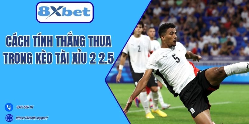 Cách tính thắng thua trong kèo Tài Xỉu 2 2.5 