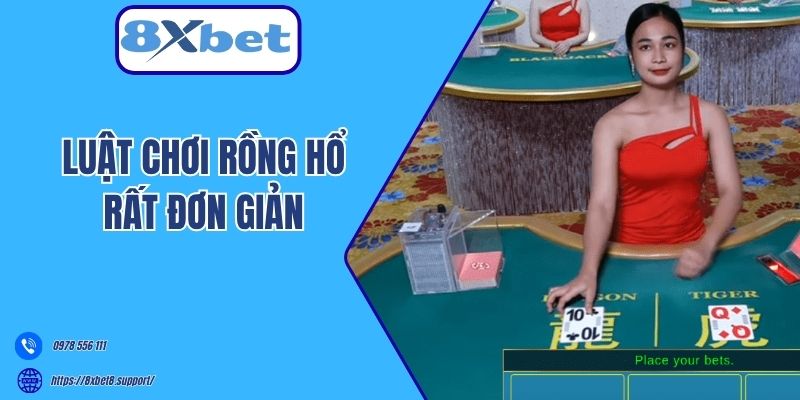 Luật chơi Rồng Hổ rất đơn giản 