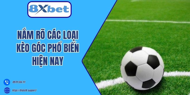Nắm rõ các loại kèo góc phổ biến hiện nay