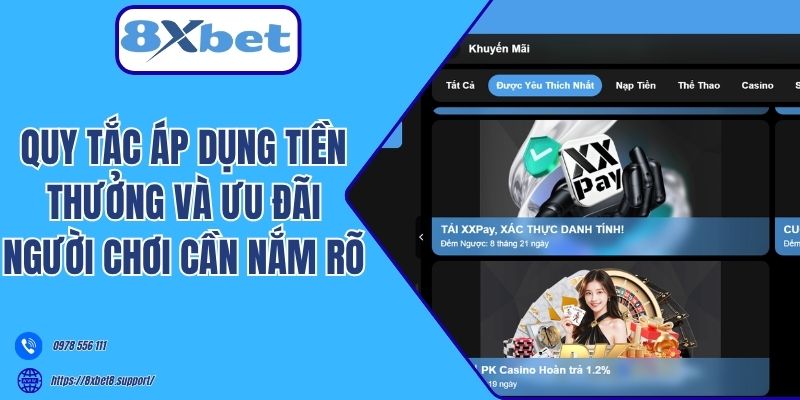 Quy tắc áp dụng tiền thưởng và ưu đãi người chơi cần nắm rõ